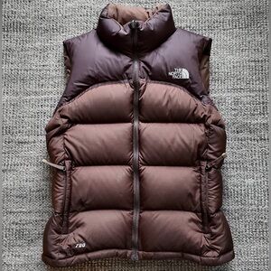 The North Face 700 Brown Puffer Vest